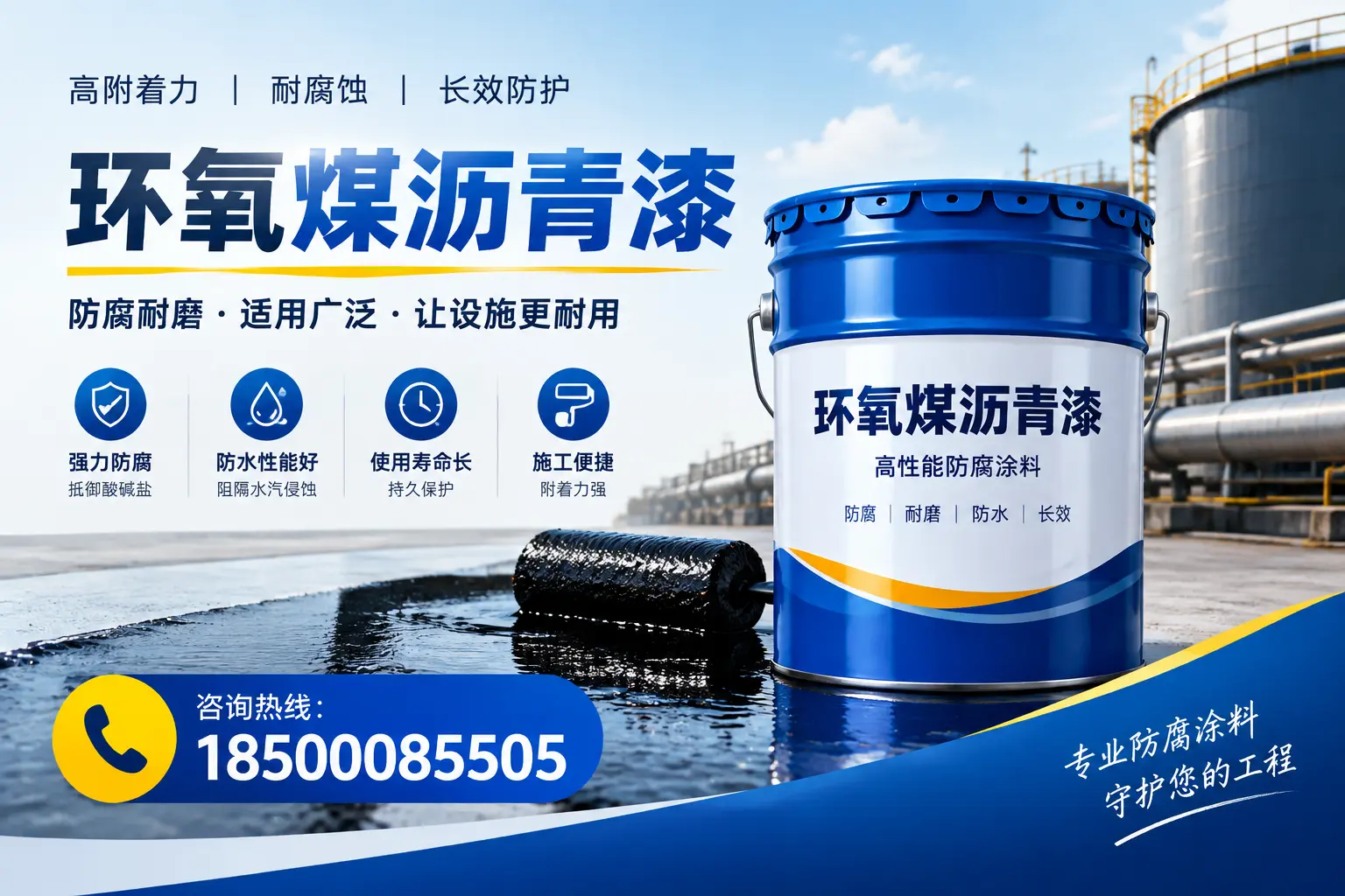 环氧煤沥青漆与其他涂料的对比分析，助力西安企业决策